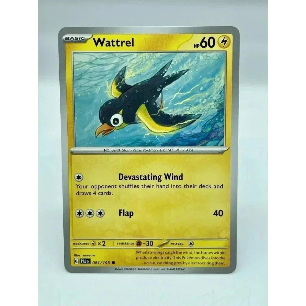 Wattrel 81/193 S&V: Paldea Evolved Non-Holo‎ Pokémon TCG Mint Unplayed